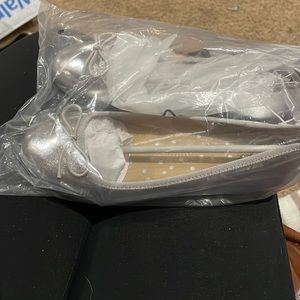 NWT Cat and Jack Silver shoes